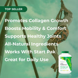 Youngevity Ultimate Gluco Gel capsules in a hand