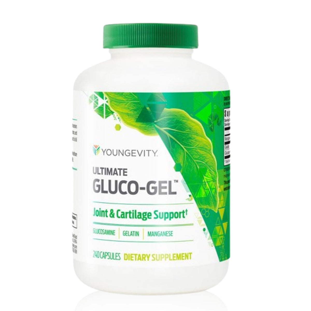 Youngevity Ultimate Gluco Gel supplement bottle front view