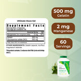 Youngevity Ultimate Gluco Gel supplement bottle side view