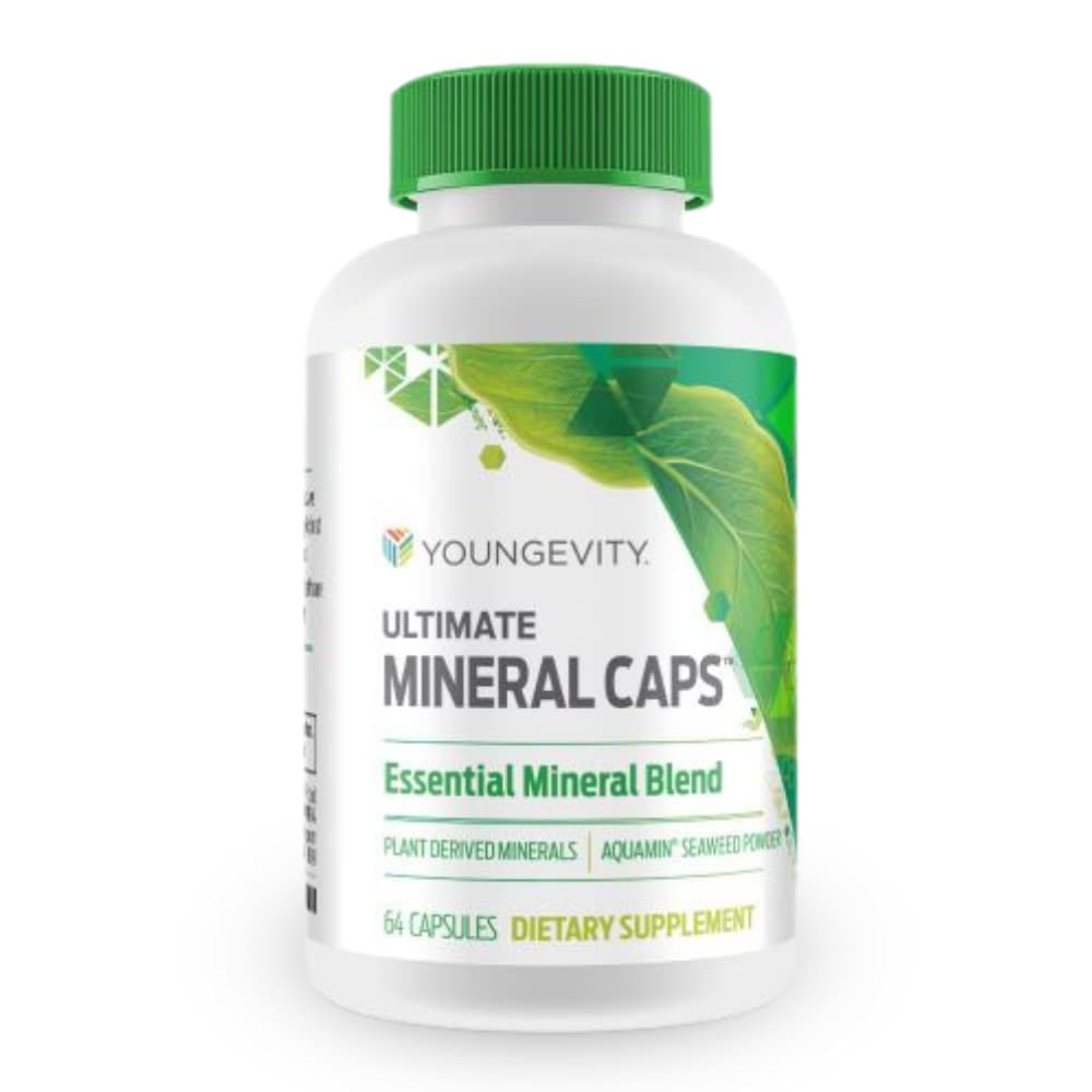 Youngevity Ultimate Mineral Caps front view with packaging