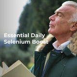 Youngevity Ultimate Selenium 54g lifestyle scene with capsules