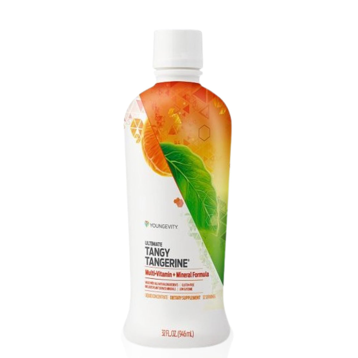 Youngevity Ultimate Tangy Tangerine 32 Oz liquid supplement front view