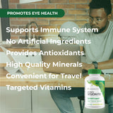 Youngevity Ultimate Vision FX back view with nutrition facts
