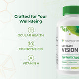Youngevity Ultimate Vision FX lifestyle scene with a person reading