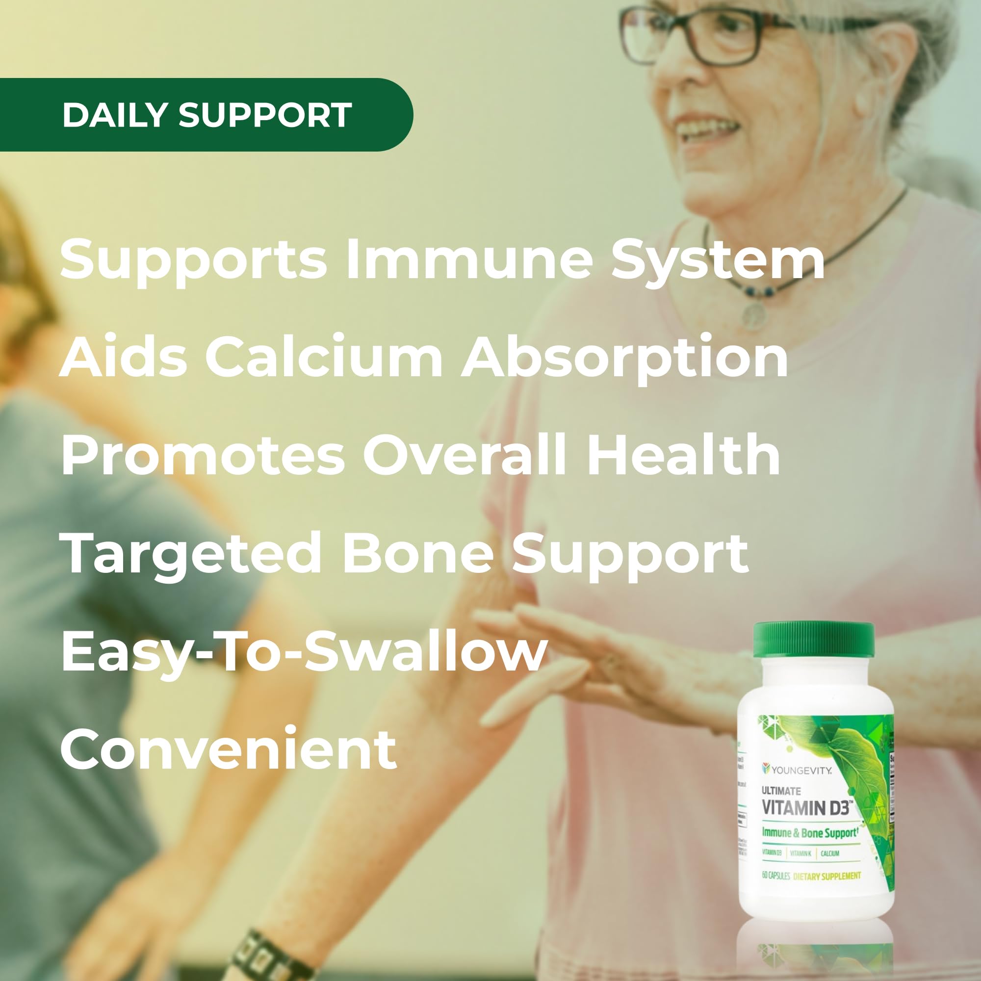 Youngevity Vitamin D3 & K2 Combination 5000 IU capsules