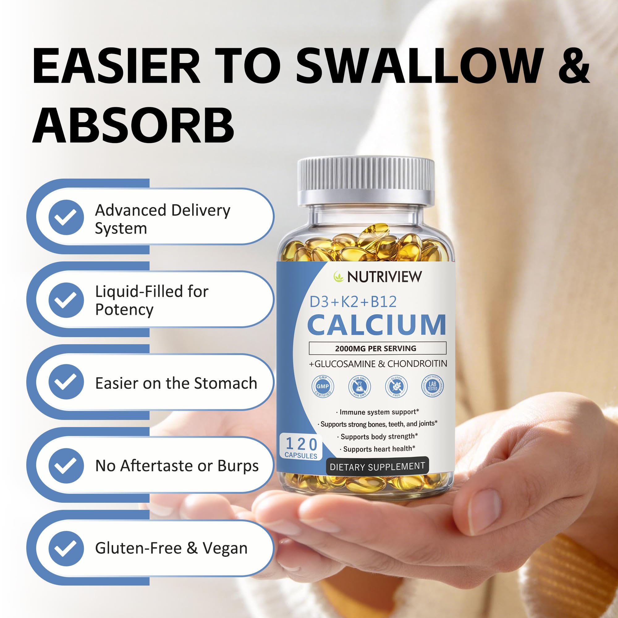 Youth Research Calcium Citrate Softgels 2000mg lifestyle scene