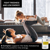 Youth & Tonic B-Complex Vitamins label close-up