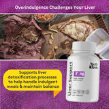 Youth & Tonic Milk Thistle Supplement with a measuring spoon
