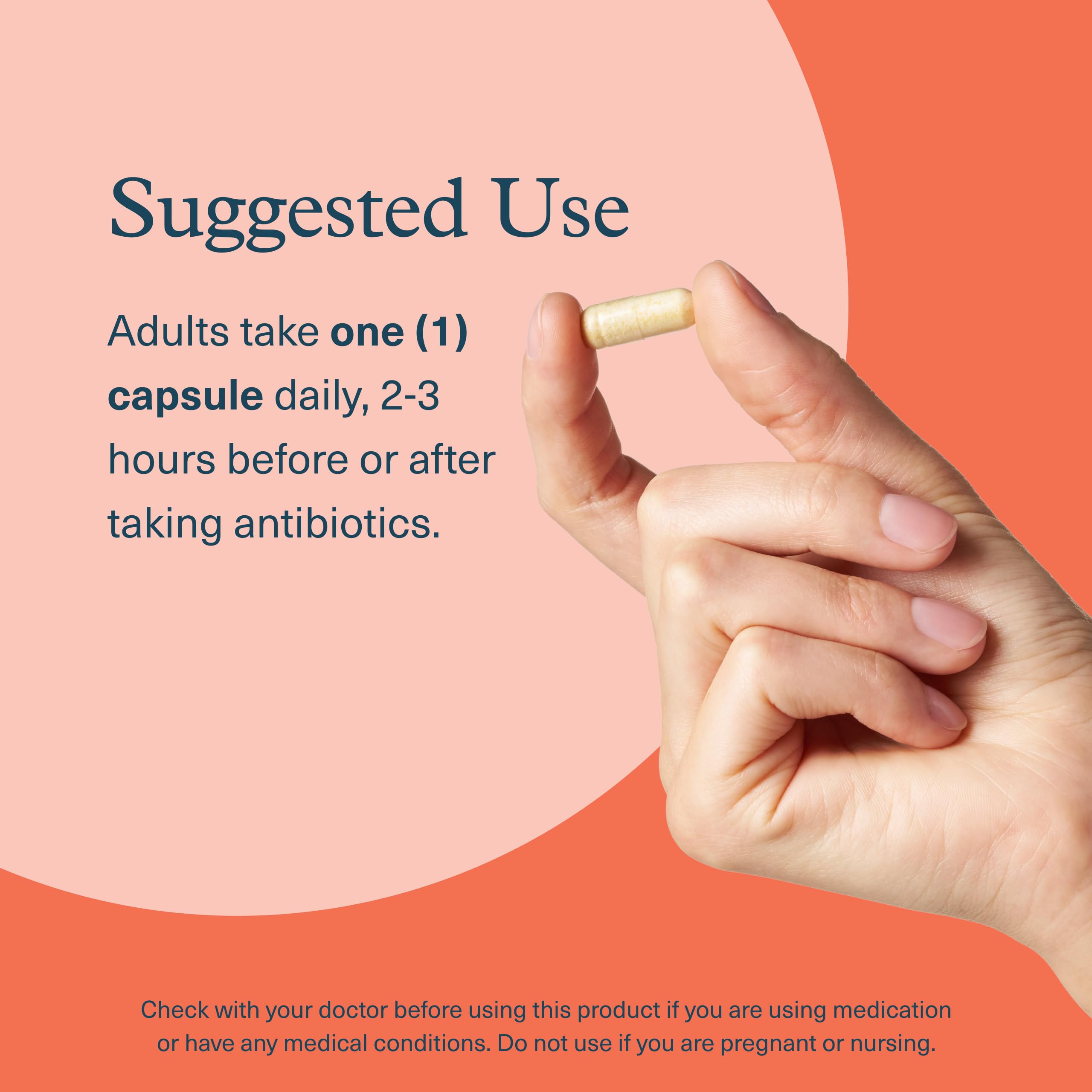 Youtheory 2X Action Probiotic displayed with a glass of water