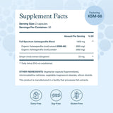 Youtheory Ashwagandha capsules in a clear capsule