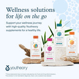 Youtheory Ashwagandha Liquid displayed on a wooden table