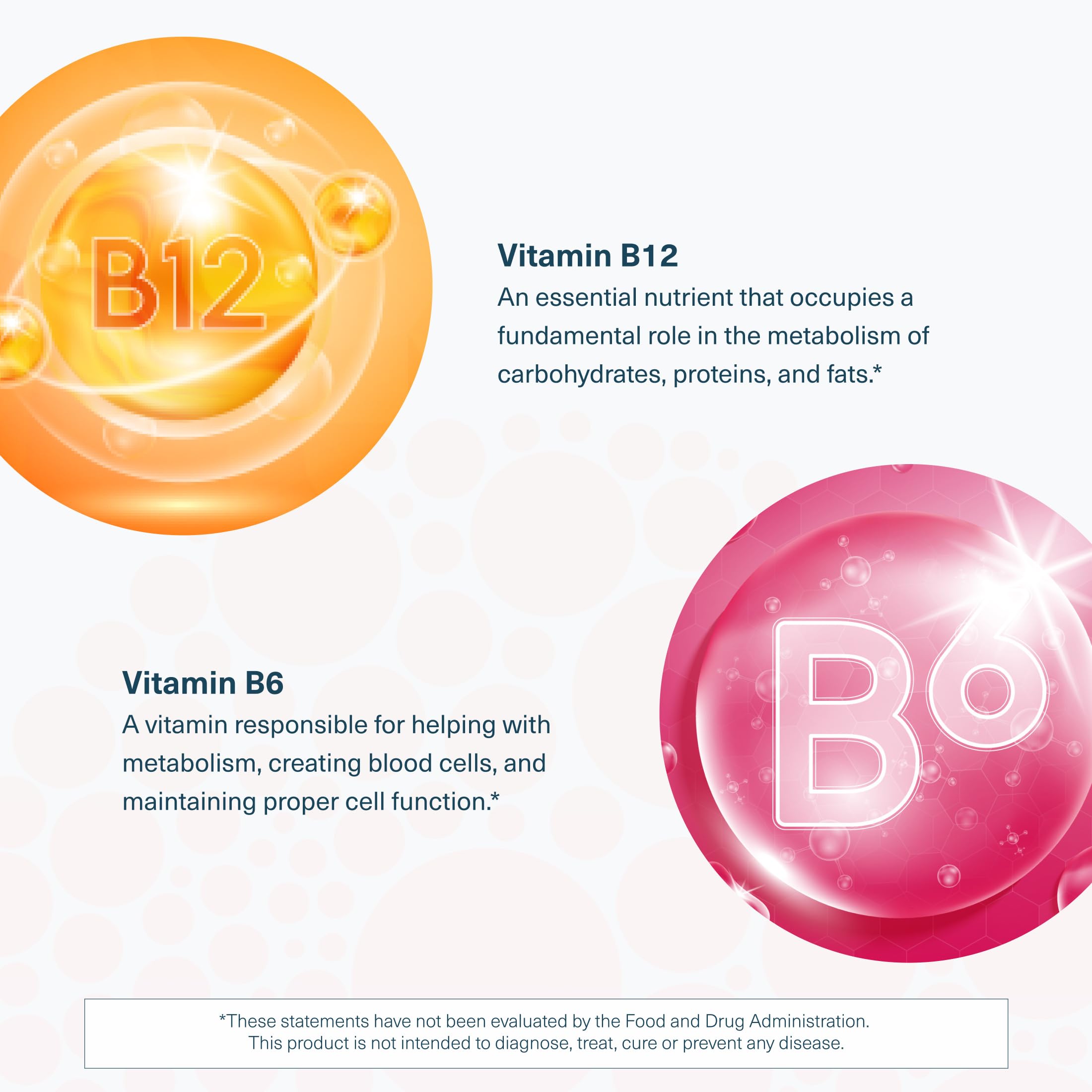Youtheory B12 B6 Daily Vitamins packaging on a table