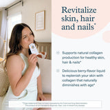Youtheory Collagen Peptides 5000mg berry flavour packet back view