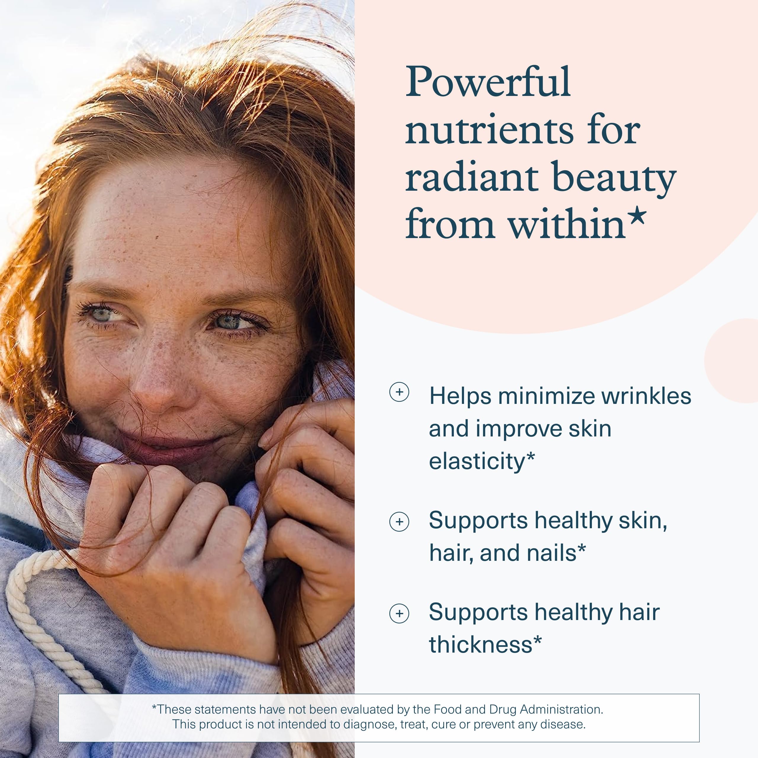 Youtheory Collagen Supplement side view of bottle