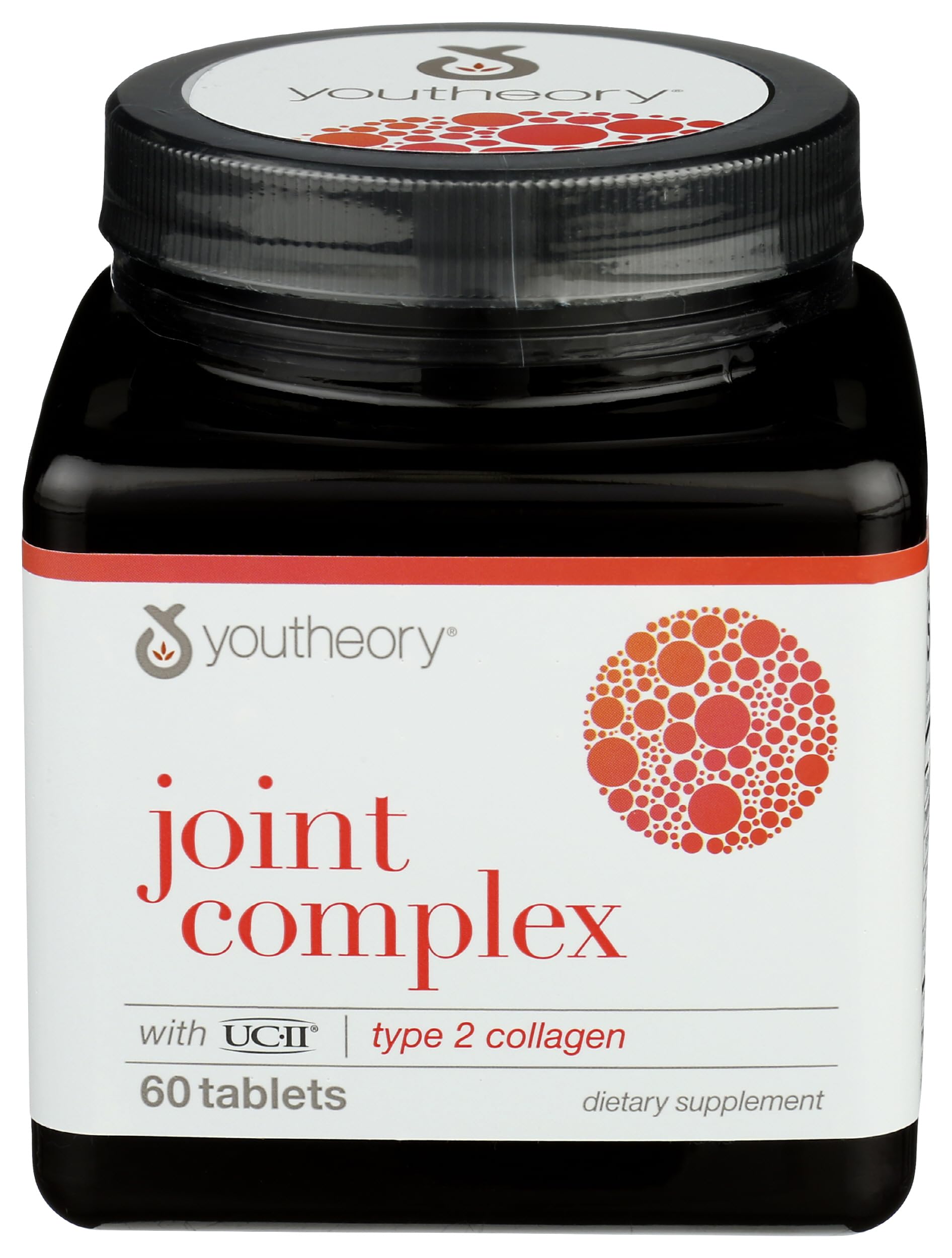 Youtheory Collagen Tablets on a wooden table
