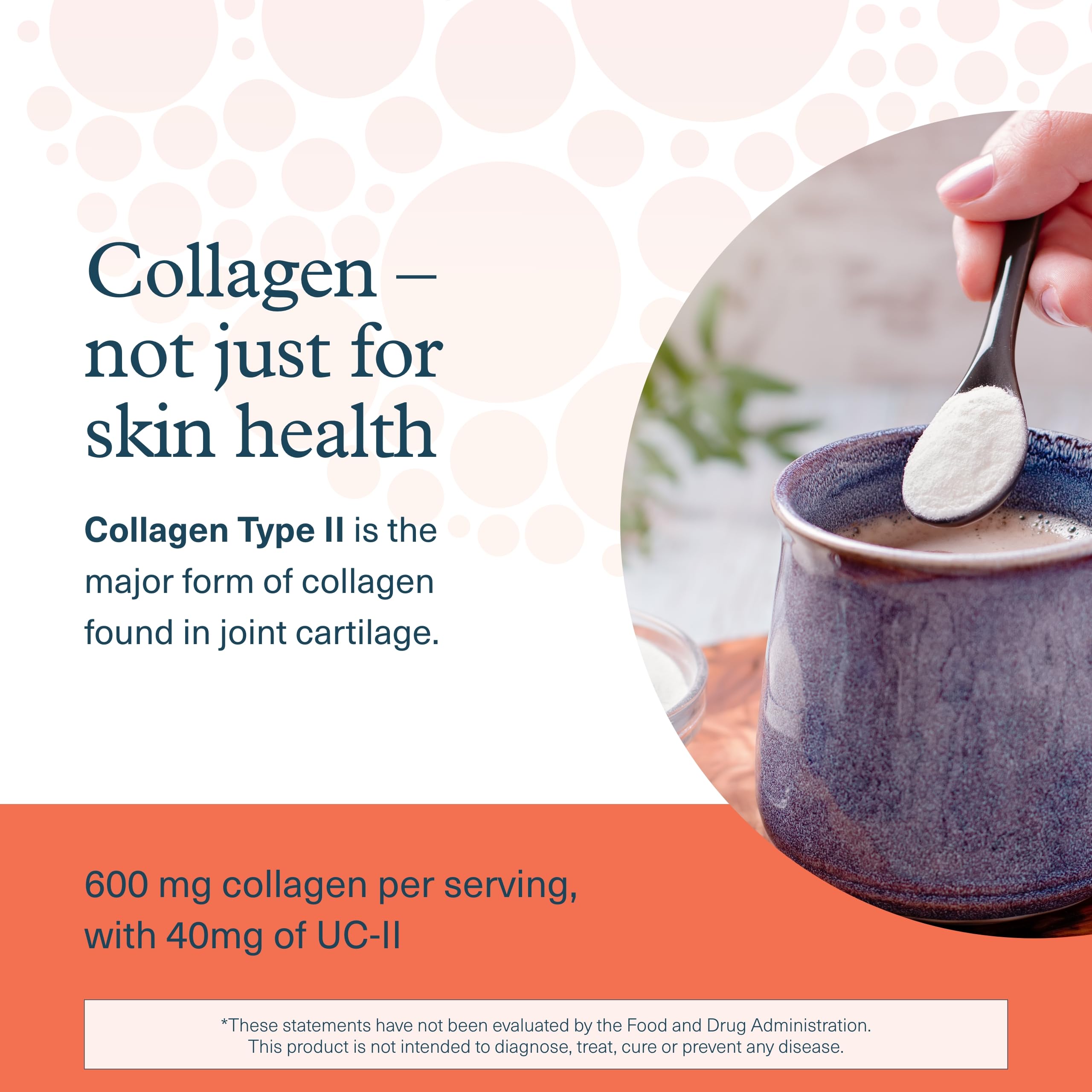 Youtheory Collagen Tablets with a measuring spoon