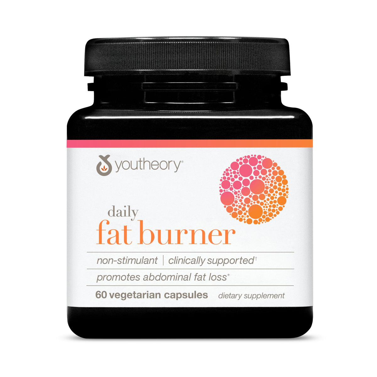 Youtheory Daily Fat Burner 450mg Sinetrol Citrus Blend front view