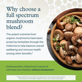 Youtheory daily wellness Support Mushroom Supplement ingredients list