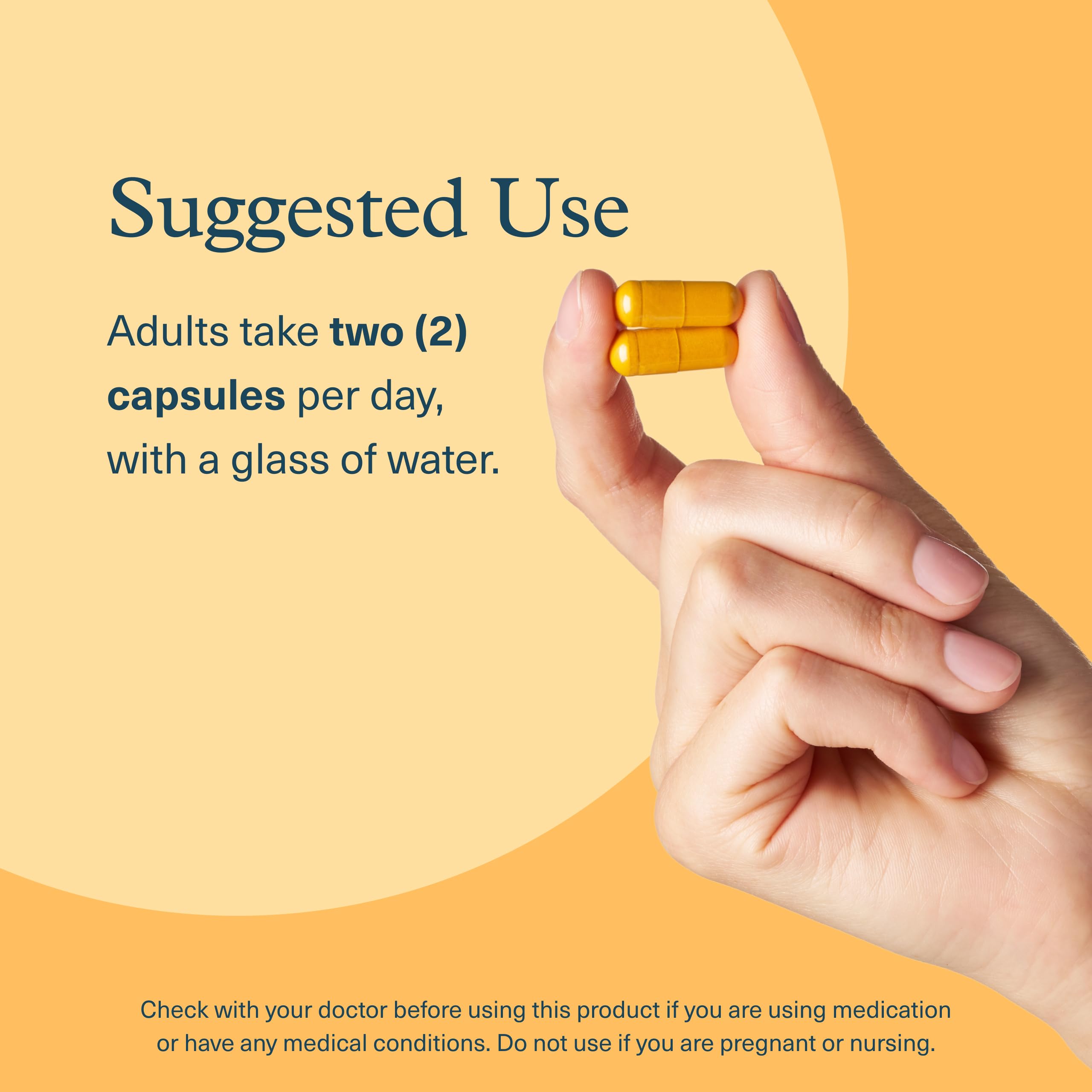 Youtheory Extra Strength Turmeric Capsules on a wooden table