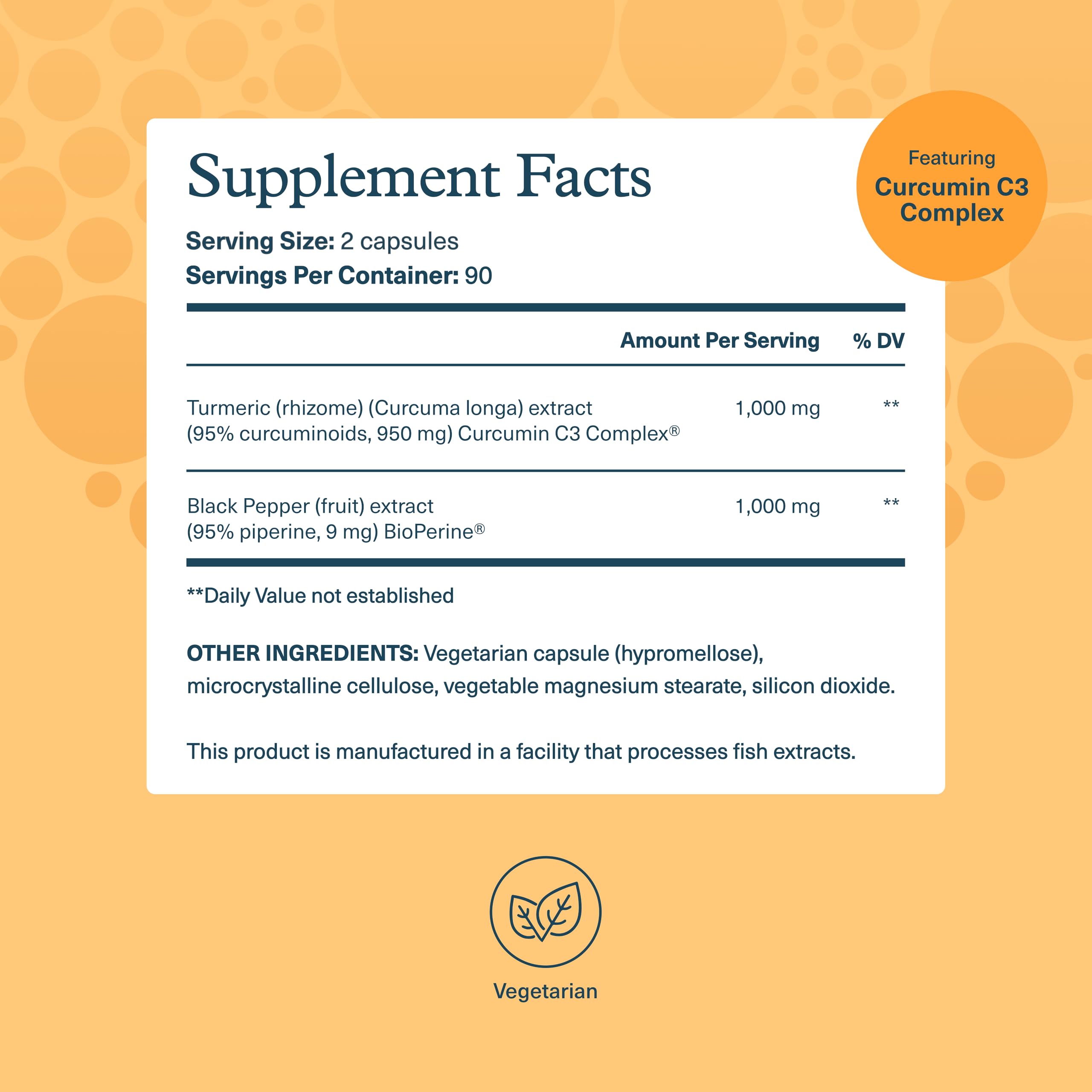 Youtheory Extra Strength Turmeric Capsules side view