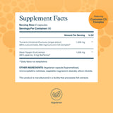 Youtheory Extra Strength Turmeric Capsules side view
