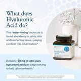 Youtheory Hyaluronic Acid Advanced 100mg supplement bottle with cap