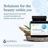 Youtheory Hyaluronic Plus supplement bottle back view