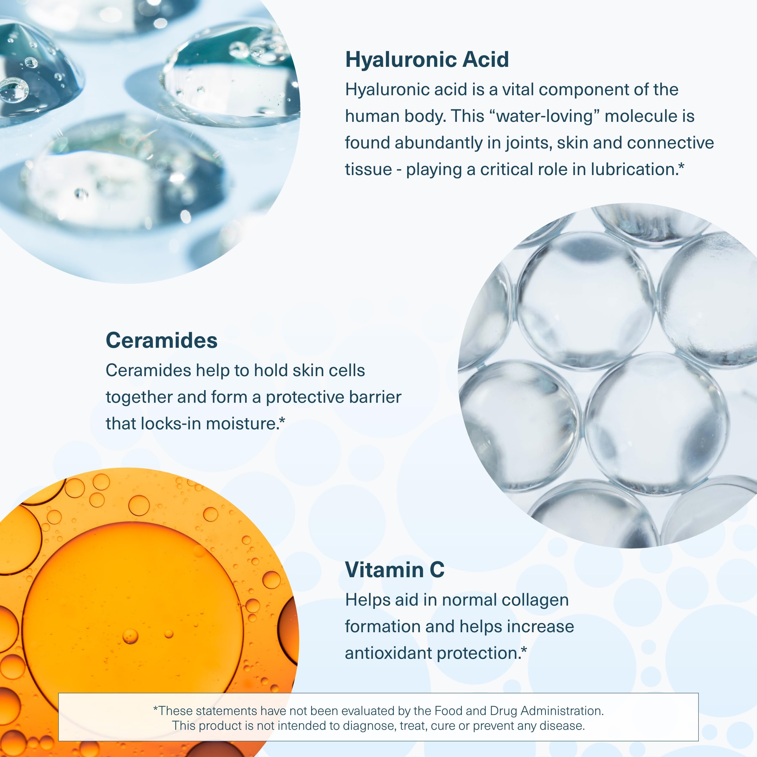 Youtheory Hyaluronic Plus supplement capsules in hand