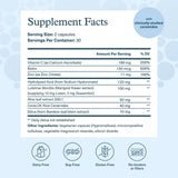 Youtheory Hyaluronic Plus supplement capsules on a table