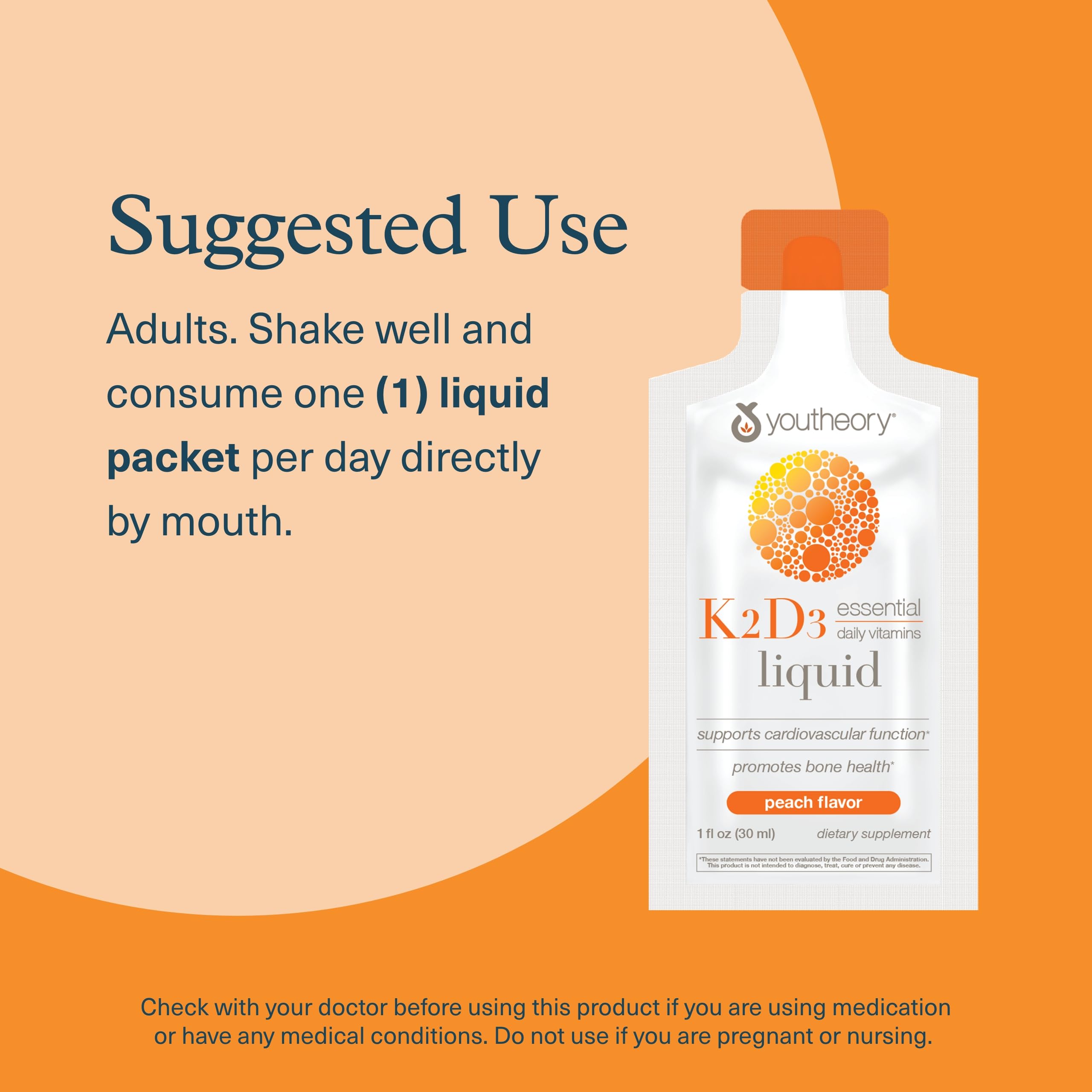 Youtheory K2D3 Calcium Supplement packaging