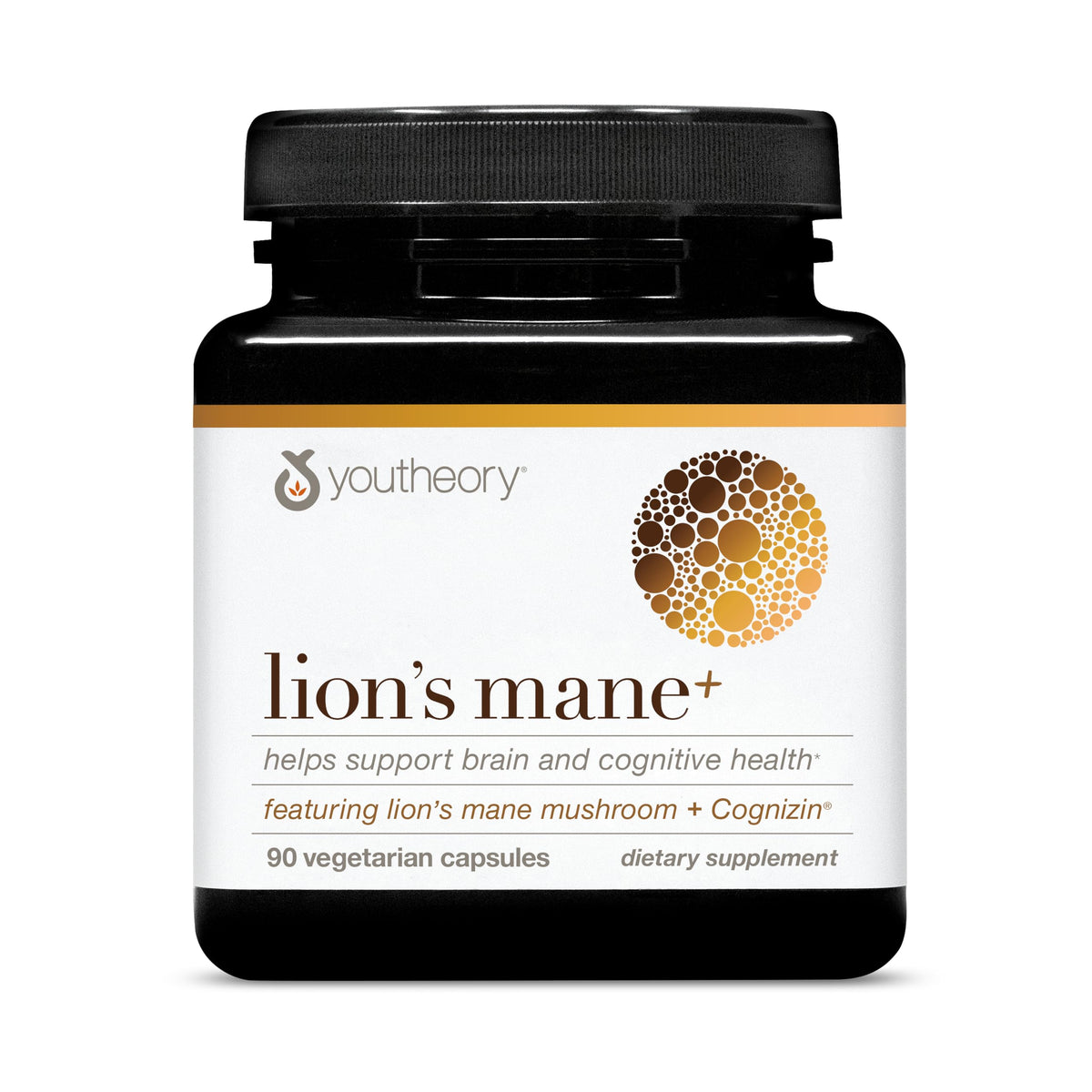 Youtheory Lion's Mane Mushroom Capsules front view