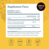 Youtheory Lion's Mane Plus supplement bottle side view