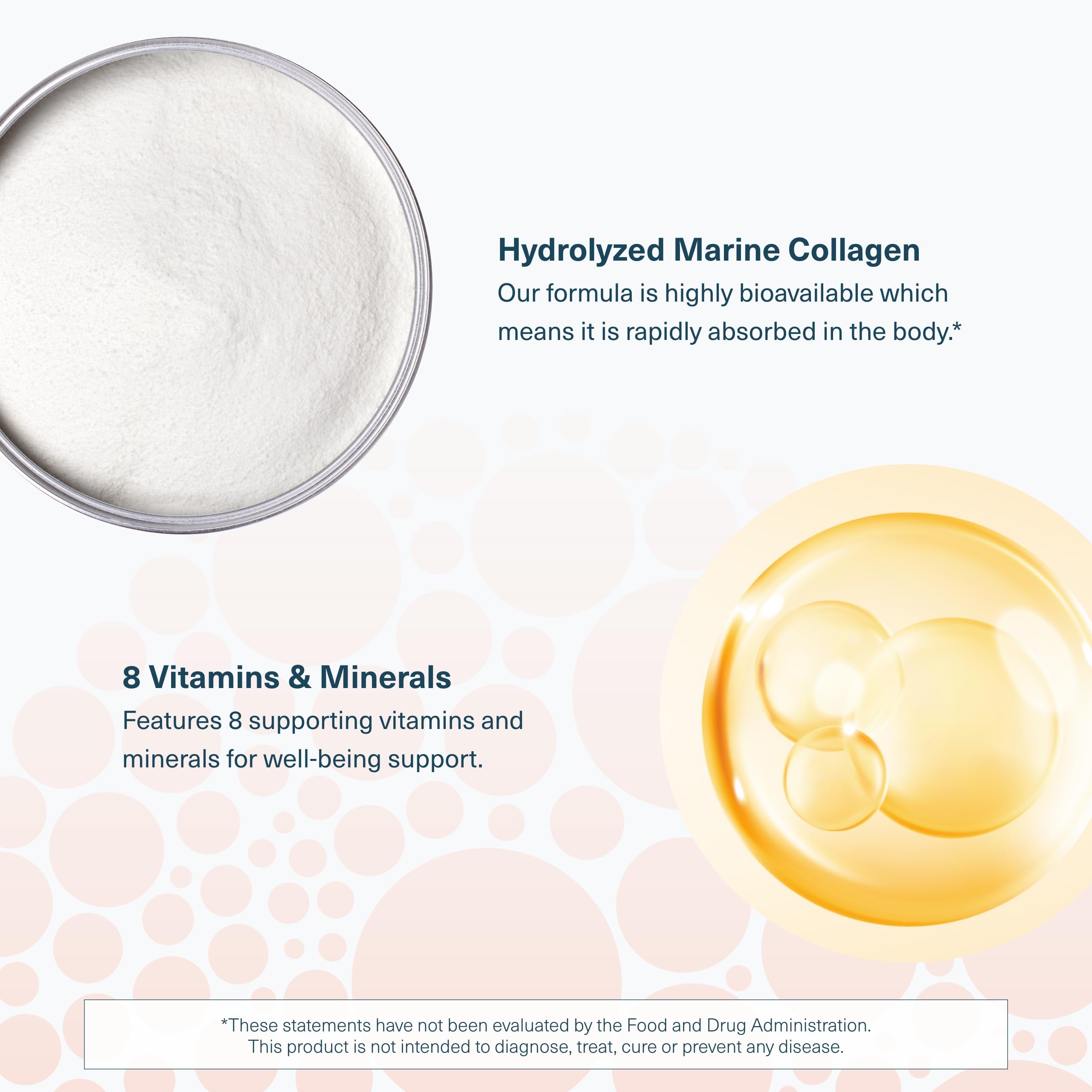 Youtheory Marine Collagen Tablets 2500mg on a wooden table