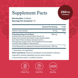 Youtheory Resveratrol Supplement side view showing packaging