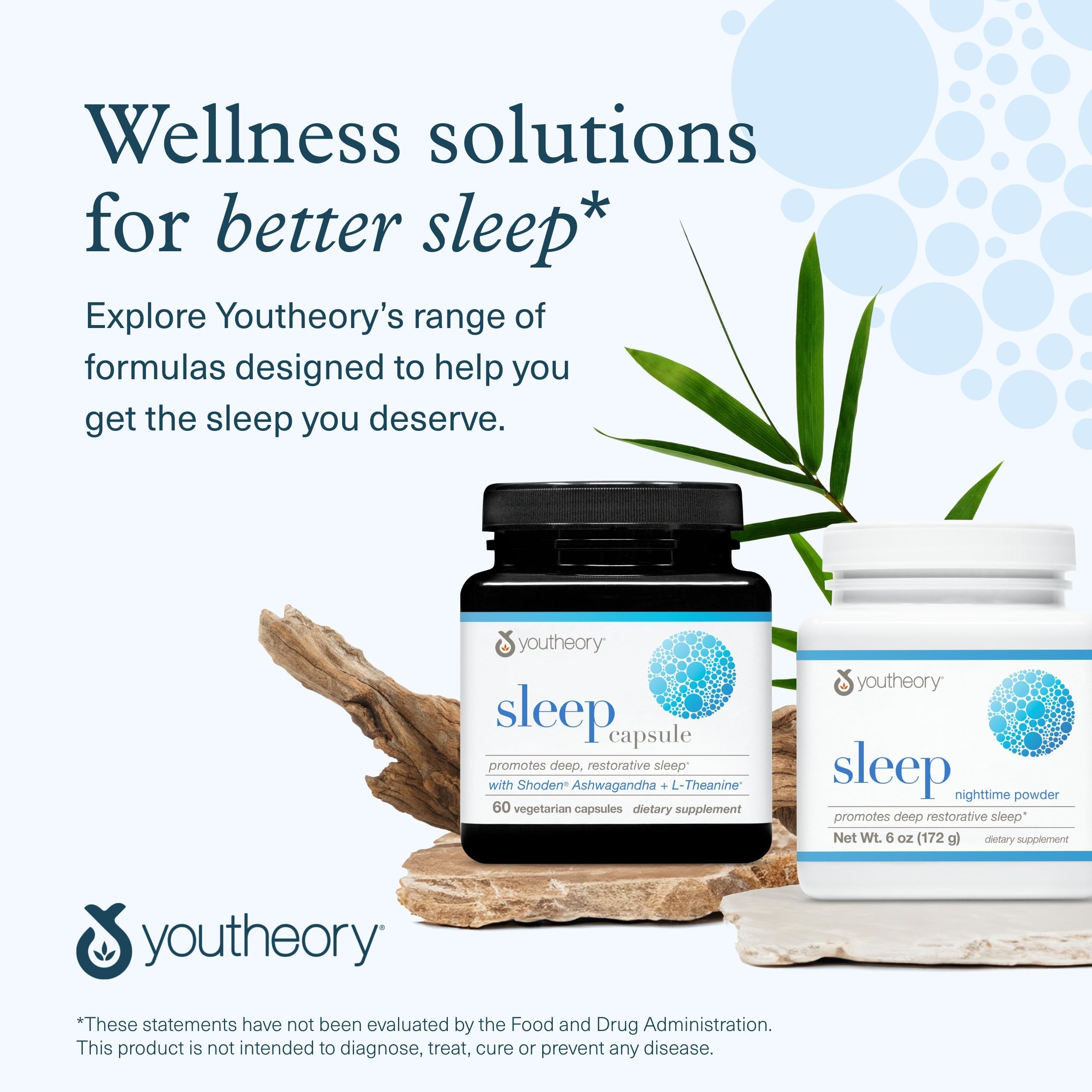Youtheory Sleep Powder 2 pack bundle