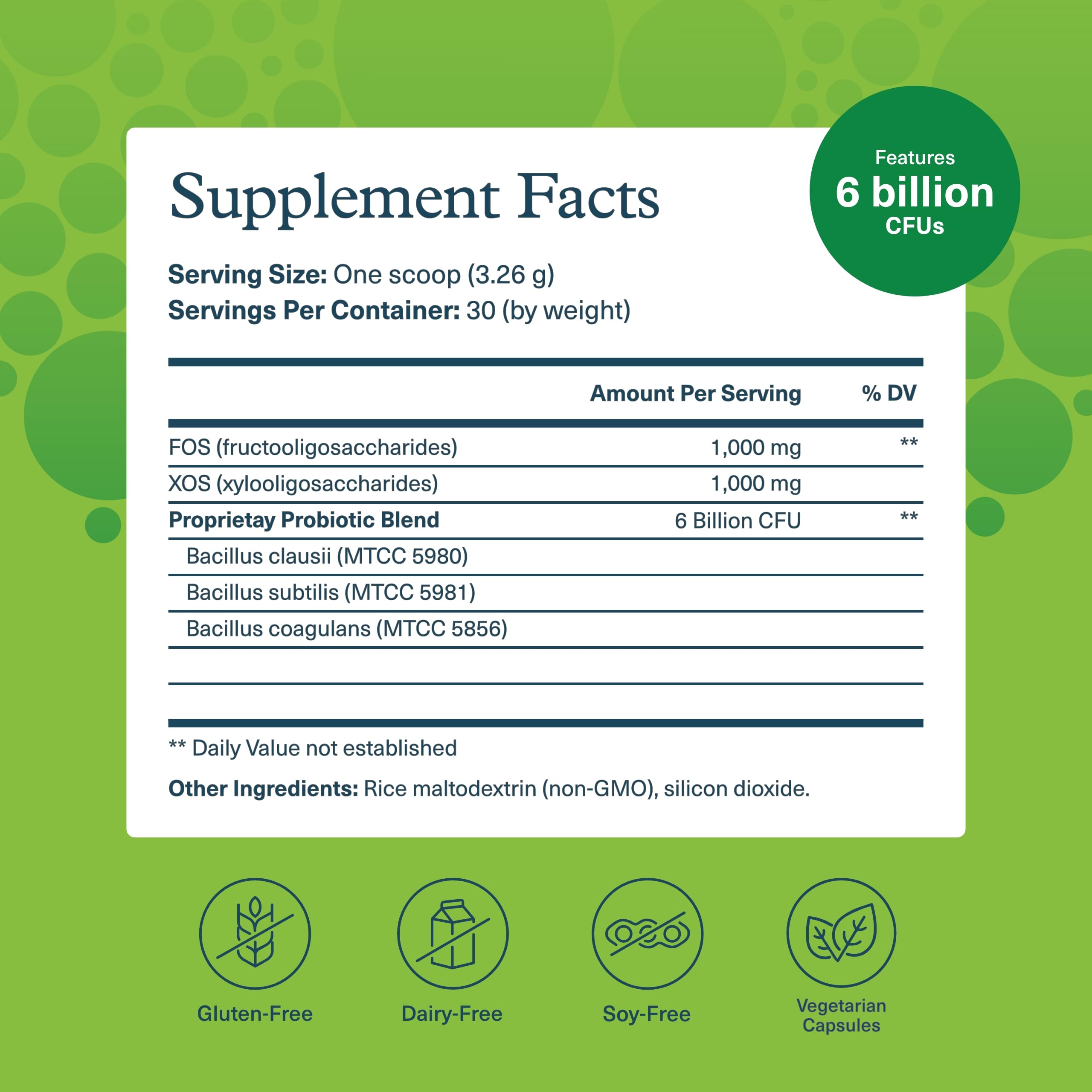 Youtheory Spore Probiotic 60 Capsules side view