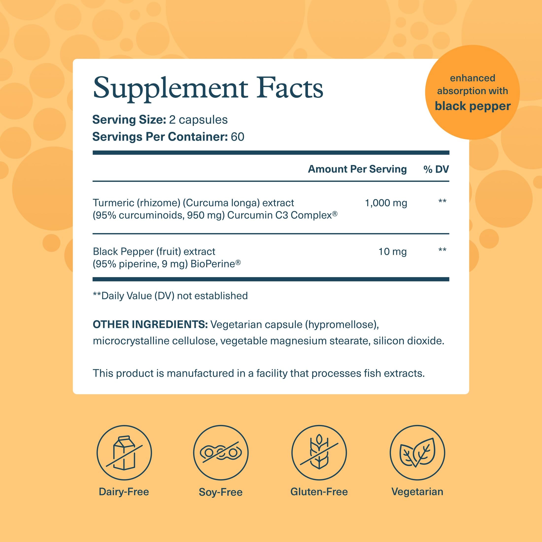 Youtheory Turmeric Extra Strength 1000mg side view