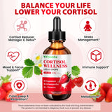 YOWOTE Cortisol Support Liquid Drops 60ML back view