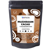 YoYoJo Mushroom Cacao Powder front view packaging