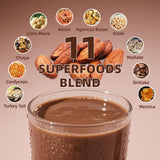 YoYoJo Mushroom Cacao Powder scoop with cacao powder
