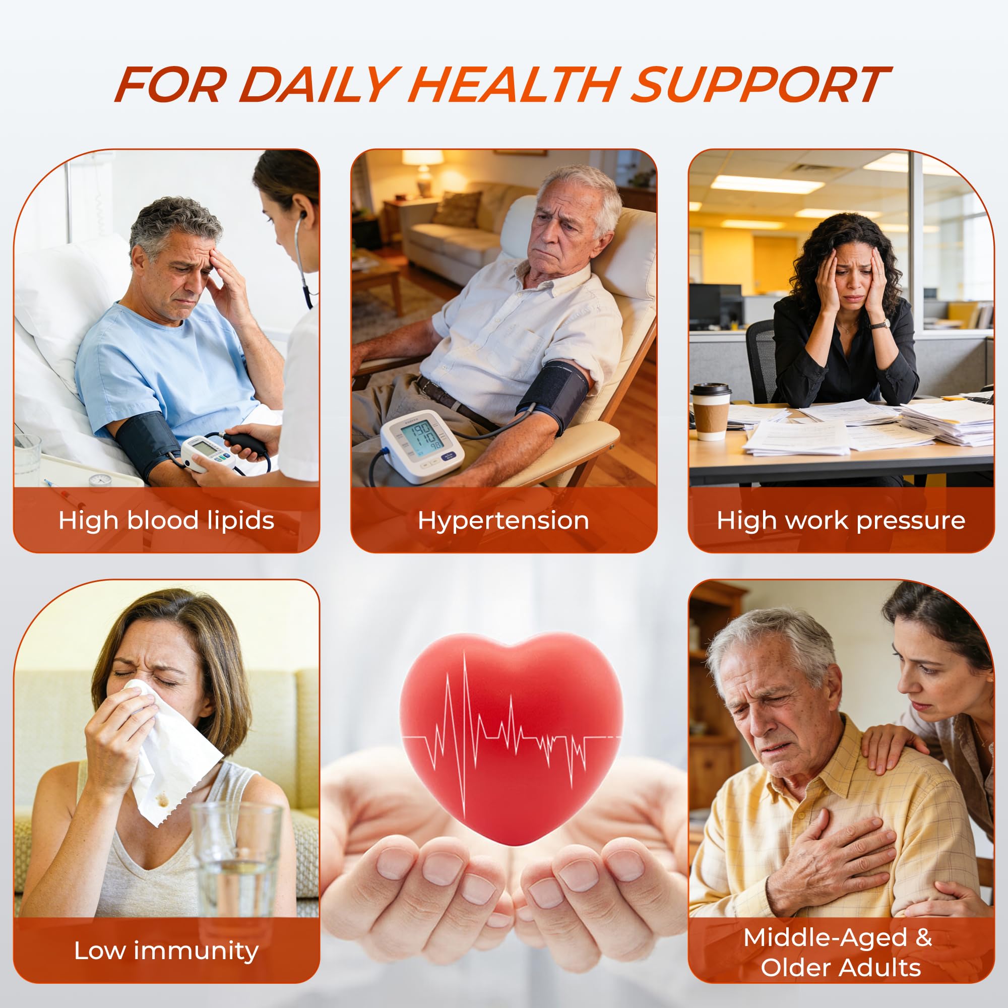 YQMFFQM Odorless Aged Garlic Extract Softgels in hand