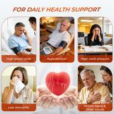 YQMFFQM Odorless Aged Garlic Extract Softgels in hand