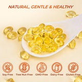 YQMFFQM Odorless Aged Garlic Extract Softgels with bottle