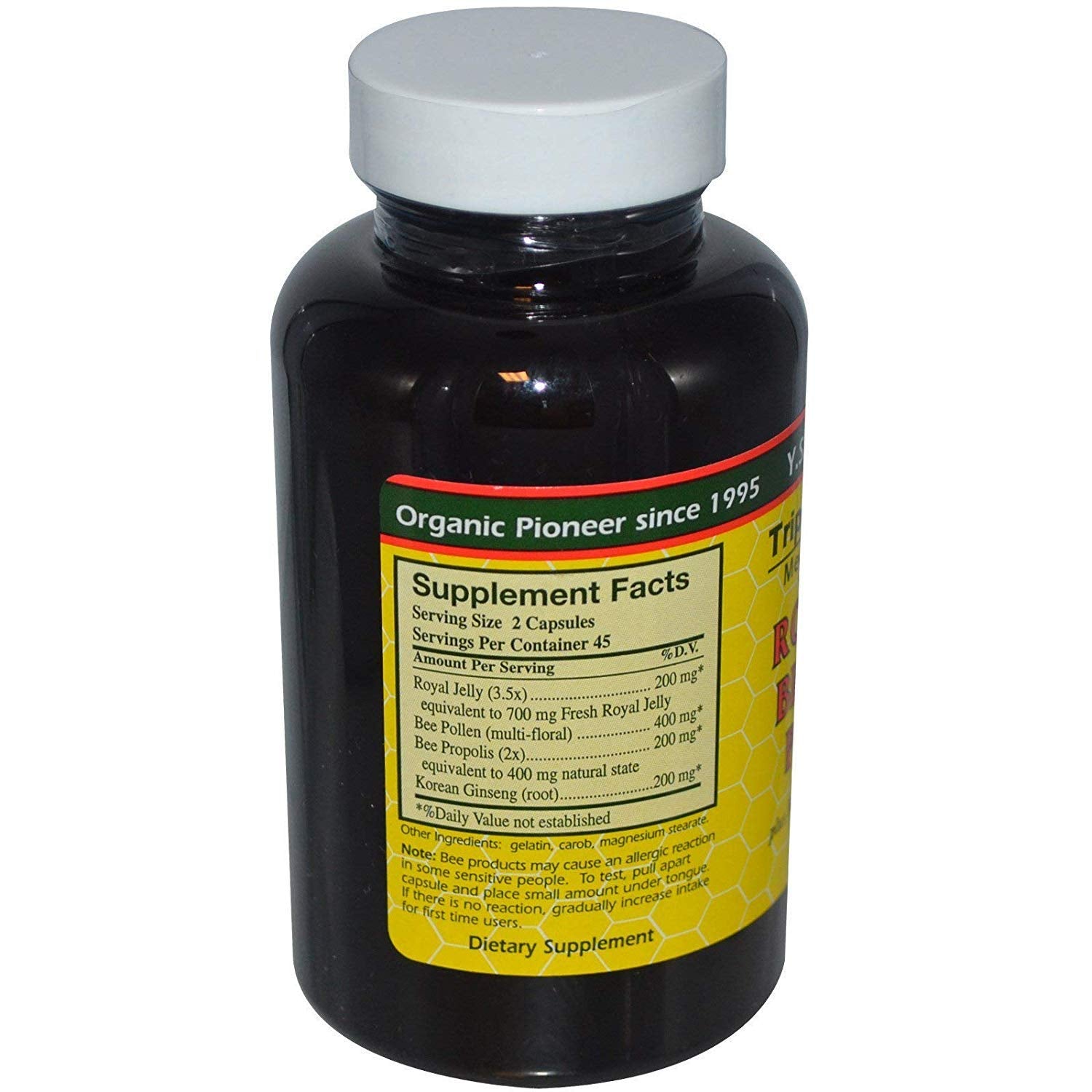 YS Organic Royal Jelly Bee Pollen Propolis with Korean Ginseng