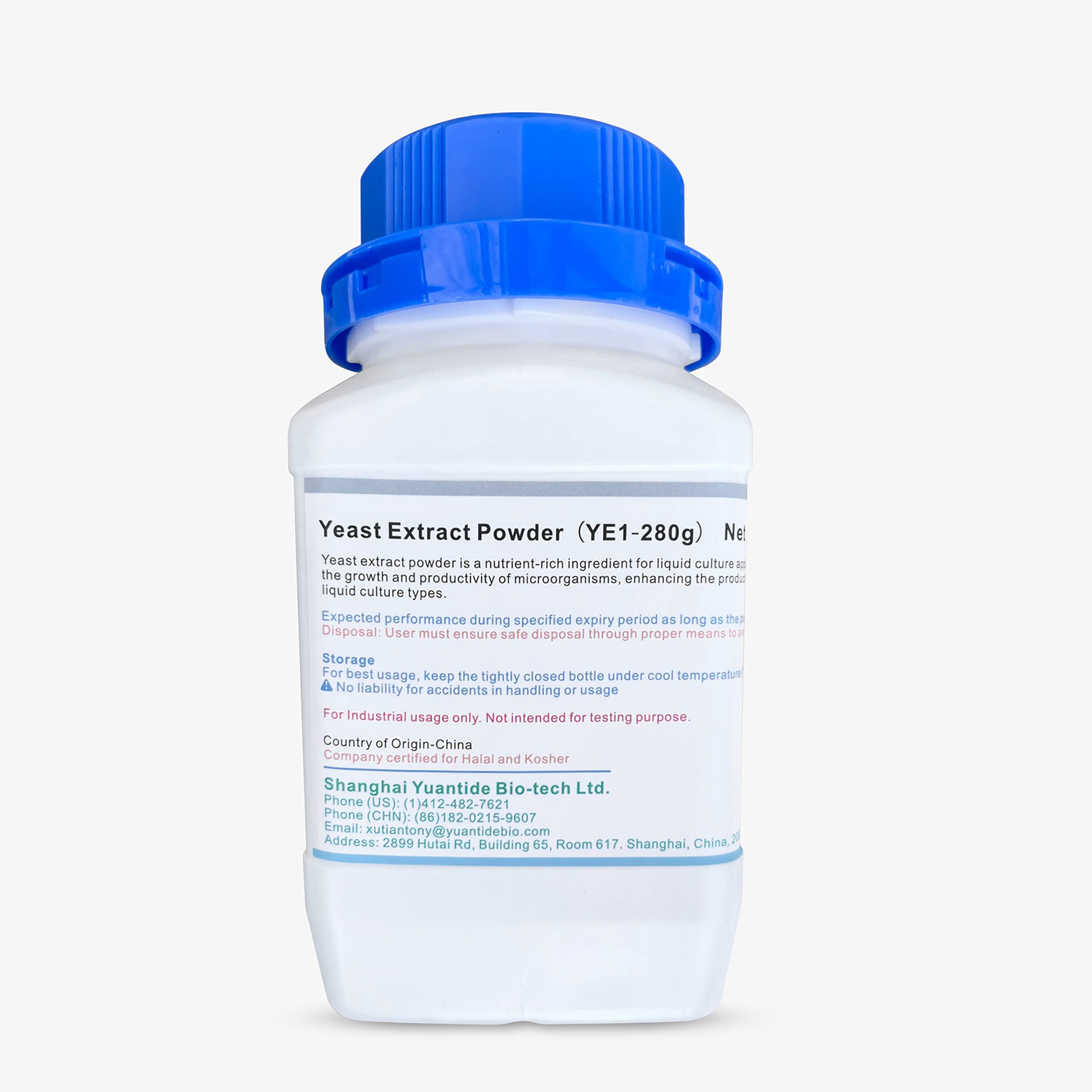Yuantide Bio-Tech Red Yeast Rice 347g front view
