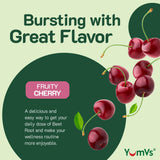 YUM-V'S Beet Root Gummies close-up of gummies