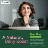 YUM-V'S Beet Root Gummies packaging side view