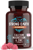 YUM-V'S Calcium Magnesium Zinc Gummies bottle with nutritional information