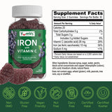 YUM-V'S Iron Gummies with fresh grapes