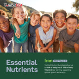 YUM-V'S Kids Iron Gummies nutritional information